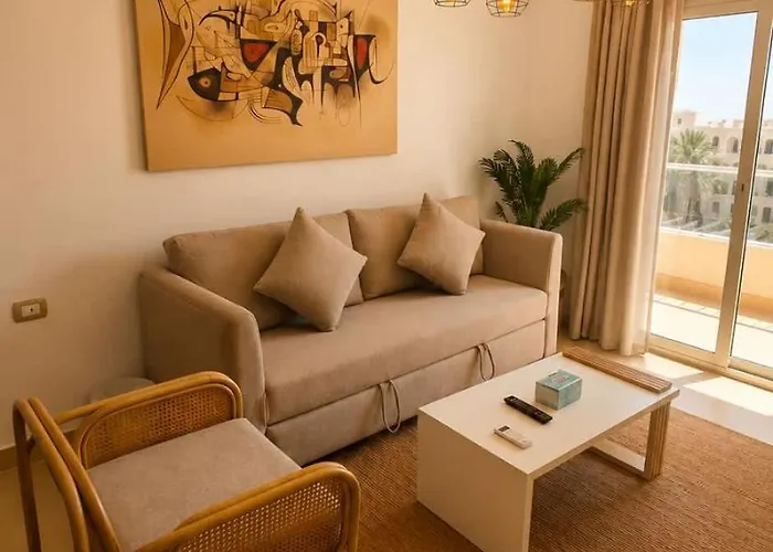 Apartment Spacious 2 Bedroom With Pool And Piazza View In Sahl Hasheesh Hurghada